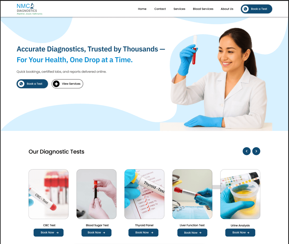 NMC Diagnostics and Blood Bank Diagnostic